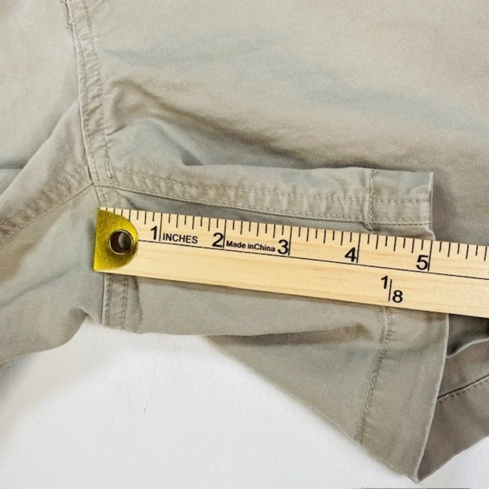 Polo Ralph Lauren Mens XL Tan Khaki Elastic Waist Stretch Chino Shorts 5 Inseam